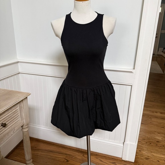 Mng Casual Dresses & Skirts - MNG Black Sleeveless Bubble Hem Dress Women's Size S EUR 4